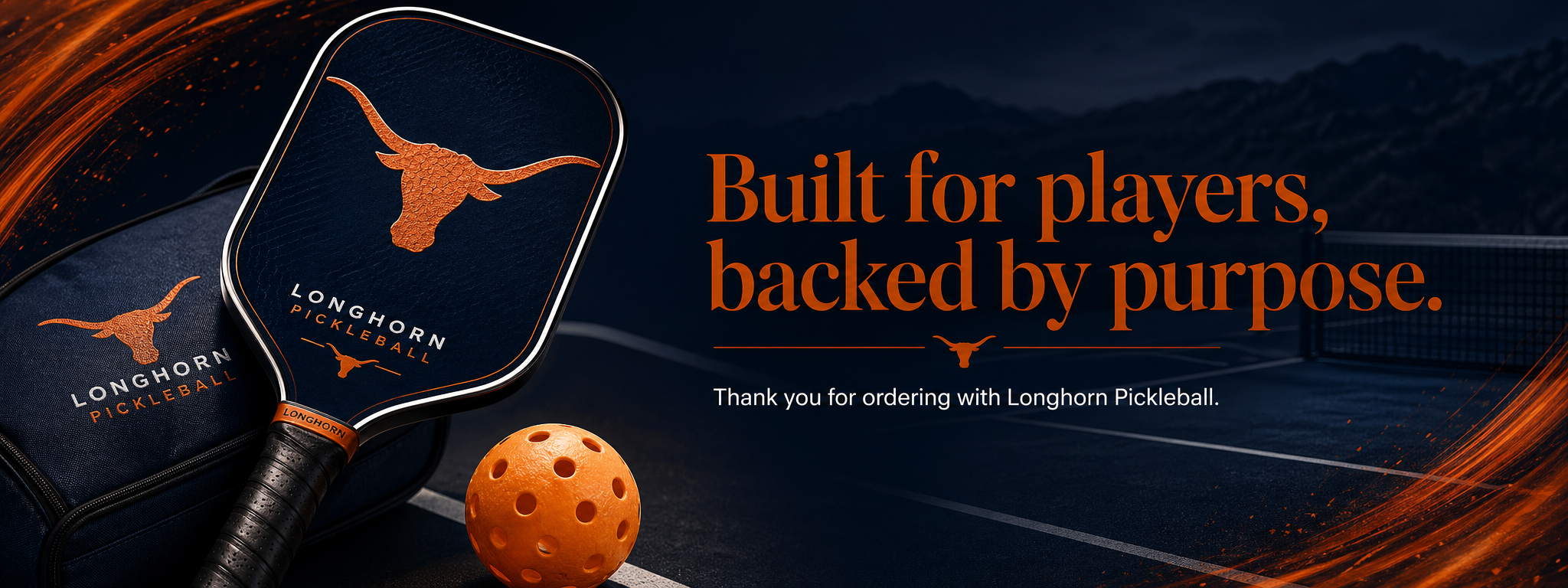 Longhorn Pickleball Thank You Hero